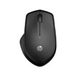Ratón HP inalámbrico silencioso 285 RF 1200 DPI negro ambidiestro