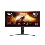 Écran PC AOC G4 CU34G4CA 34" UltraWide QHD 180Hz Fast VA Courbe HDR400 USB-C 1ms