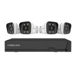 Grabadora NVR para Cámara IP Foscam FNA108E-B4-2T 8 canales 4K 2TB HDD PoE