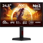 Monitor PC AOC G4 25G4ZR 24,5" Full HD 260Hz Fast IPS HDR10 1ms Regolabile