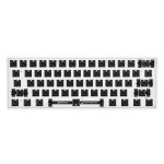 Teclado Sharkoon SKILLER SGK50 S4 compacto 60% RGB Hot-Swap branco