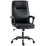 Silla de oficina ergonómica Rolipo altura regulable balanceo 360° negro