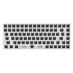 Teclado Sharkoon SKILLER SGK50 S3 Barebone 75% RGB Branco Hot-Swappable