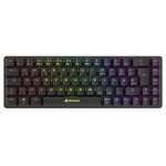 Teclado Sharkoon PureWriter W65 mecánico compacto con switches Kailh Red RGB alemán