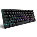 Teclado Sharkoon SGK50 S3 mecânico gaming switches Gateron Yellow RGB alemão