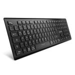 Teclado Sharkoon OfficePal K30W sem fios com switch de tesoura alemão QWERTZ