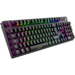 Teclado Sharkoon SKILLER SGK20 mecânico gaming RGB com macros alemão