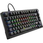 Teclado Sharkoon SKILLER SGK25 mecânico gaming 75 % alemão RGB hot-swap