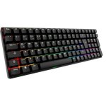 Teclado Sharkoon SKILLER SGK50 S2 PBT mecânico gaming switches Gateron Yellow RGB