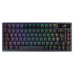 Teclado ASUS ROG Azoth mecânico linear OLED RGB hot-swap QWERTY