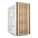 Case PC Sharkoon REBEL C70G RGB Full Tower Bianca Legno