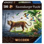 Puzzle Ravensburger 500 pièces Tigre dans la jungle en bois