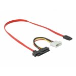 Cabo SAS Delock SFF-8482 para SATA 7 pinos 0,5 m 12 Gbit/s