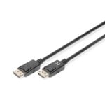 DisplayPort-Kabel 2 m Digitus Stecker zu Stecker 4K Ultra HD