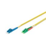 Cabo Fibra Óptica Digitus 2 m LC (APC) a LC (PC) Monomodo OS2