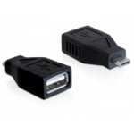 Adattatore USB 2.0-A a USB Micro-B Maschio Nero DeLOCK