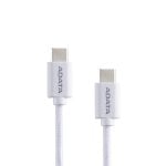 Cable USB-C a USB-C 2 m 100 W Carga Rápida ADATA CACC-200PN-WH