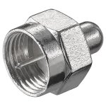Conecteur Goobay Type F Mâle 75 Ω Acier Inoxydable