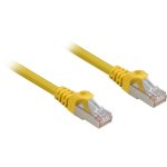 Cabo de rede Sharkoon Cat.6a SFTP, 2 m, Amarelo