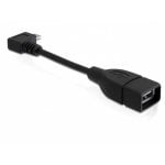 Cavo Adattatore Micro-USB a USB-A DeLOCK 83104 0,11 m USB 2.0 Nero
