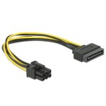 Cavo di alimentazione interno DeLOCK 82924 SATA a PCI-E 0,21 m