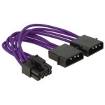 Cabo de alimentação interna DeLOCK 83703 EPS para 2x Molex 15 cm
