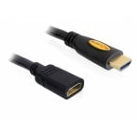 HDMI-Kabel Verstärkt 3 m DeLOCK Schwarz
