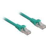 Netzwerkkabel Sharkoon Cat.6a SFTP 0,5 m grün