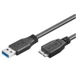Cavo USB 3.2 Goobay 95026 1,8 m USB-A a Micro-USB B Nero