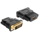Adattatore DeLOCK 65466 DVI 24+1 a HDMI Nero