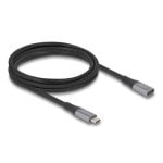 Cable de extensión USB4 Delock 81202 2 m USB-C a USB-C 40 Gbit/s