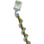 Netzwerkkabel Goobay 74347 Cat8.1 U/FTP 2 m grau