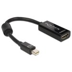 Adattatore mini DisplayPort verso HDMI DeLOCK 0,18 m Nero