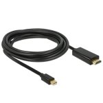 Adattatore video DeLOCK 2 m Mini DisplayPort a HDMI Oro