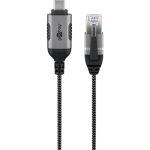 Cavo Adattatore Ethernet USB-C Goobay 74404 3 m Nero/Argento