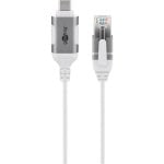Cavo adattatore USB-C 3.1 a RJ45 Goobay 3 m bianco