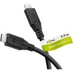 Cavo USB4 Goobay 74190 0,5 m USB-C a USB-C 40 Gbit/s Nero