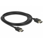 HDMI-Kabel Delock 85294 2 m 8K Ultra HD 48 Gbps Schwarz