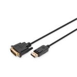 Cable adaptador DisplayPort a DVI-D Digitus 3 m