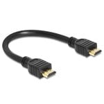 Cavo HDMI DeLOCK 83352 0,25 m Nero
