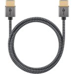 Cable HDMI Goobay 75758 2 m HDMI 2.1 Cinzento