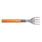 Cavo di rete CAT 7 S/FTP Digitus 100 m arancione 1200 MHz