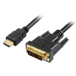 Adaptateur HDMI/DVI-D Sharkoon 1 m Noir