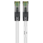 Cavo di rete Goobay 55126 3 m Cat8.1 S/FTP RJ-45 Bianco