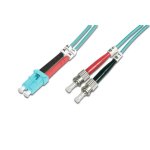 Cable de fibra óptica multimodo Digitus OM3 LC a ST 2 m