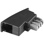 Adaptateur TAE-N vers RJ-11/RJ-14 Goobay Noir