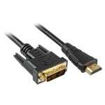 Adaptador de vídeo 3 m HDMI para DVI-D Preto Sharkoon
