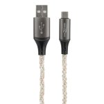 Cable USB-A a USB-C Ansmann 1700-0158 1 m iluminación LED multicolor