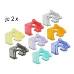 Morsetti per cavi DeLOCK RJ45 Multicolor 16 pezzi