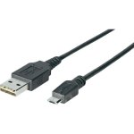 Cabo USB Sharkoon 3 m USB 2.0-A a Micro-USB B Preto
